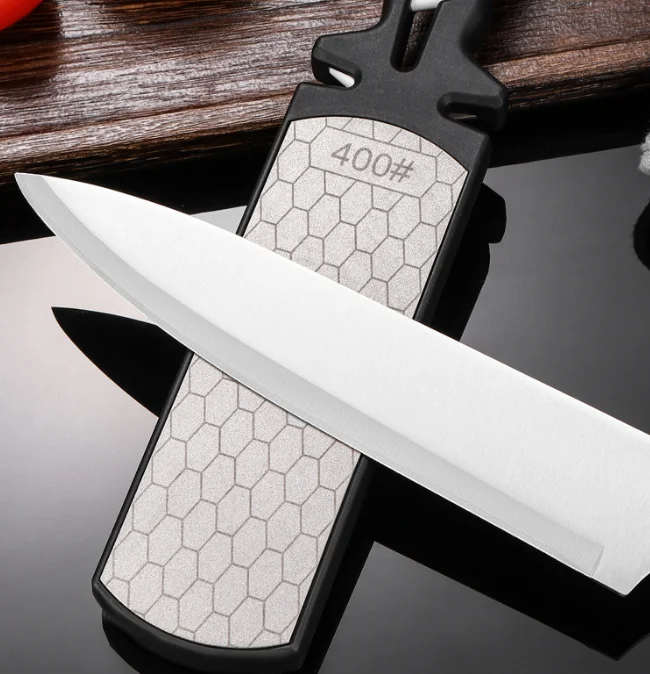 5 in1 Knife Sharpener Diamond Bars 400 Multi-Tool Kitchen Knives Tungsten Steel Ceramic Grinding Double-Sided Whetstone gallery 2