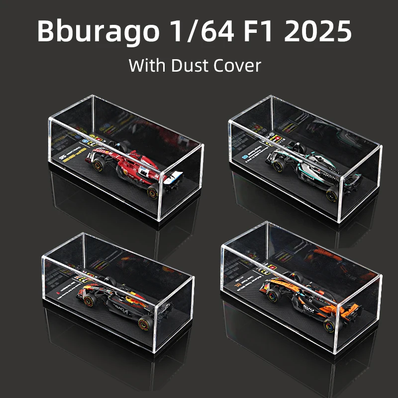 bburago-1-64-2025-f1-с-пылезащитным-чехлом-модель-автомобиля-из-сплава-отлитая-гоночная-игрушка-formula-sf25-rb21-w16-mcl39