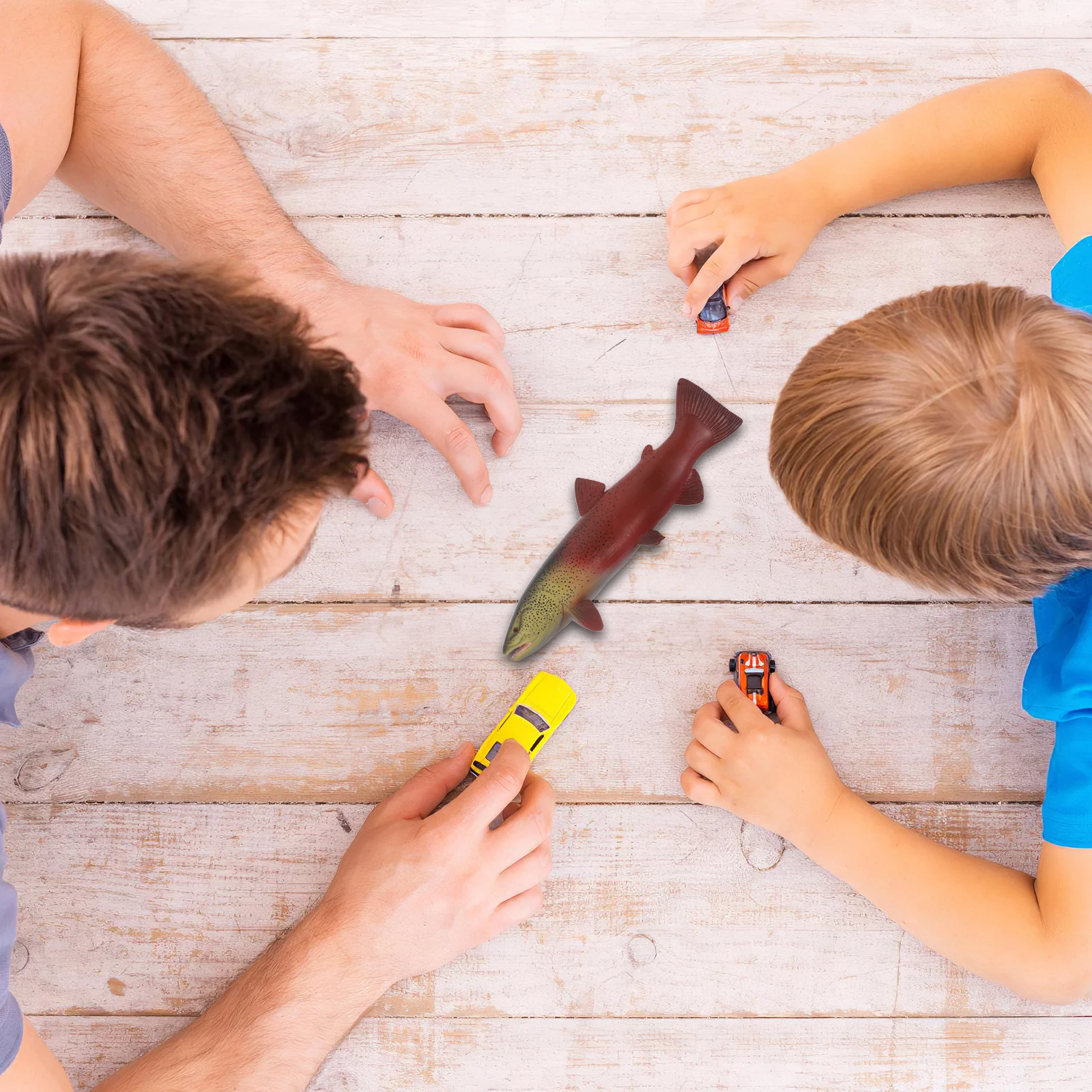 

Trout Realistic Simulated Marine Animal Ocean Creatures Educational Science Decor Rainbow Trout Figurine