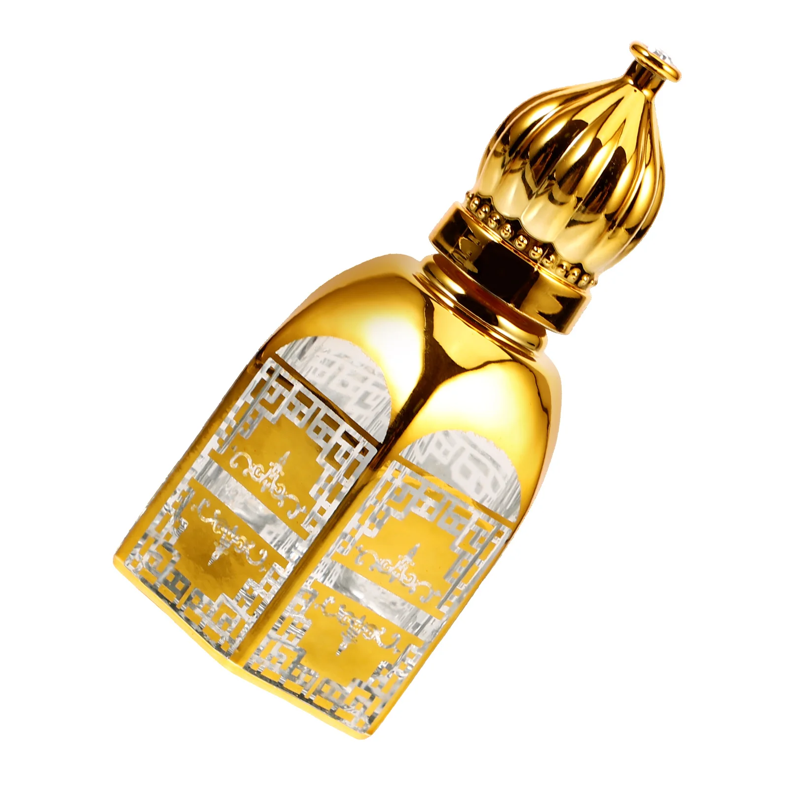 17ml詰め替え可能な香水ボトル、空のローラーコンテナ、エッセンシャルオイル用ガラスサンプルボトル、旅行に便利なコンパクトサイズ