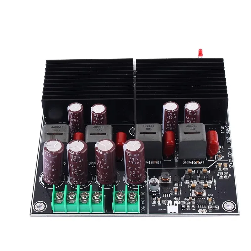 Ultra High Power 600W*2 Digital Amplifier Board TPA3255 Dual Core HiFi Class D Bi-Channel Amplifier Module