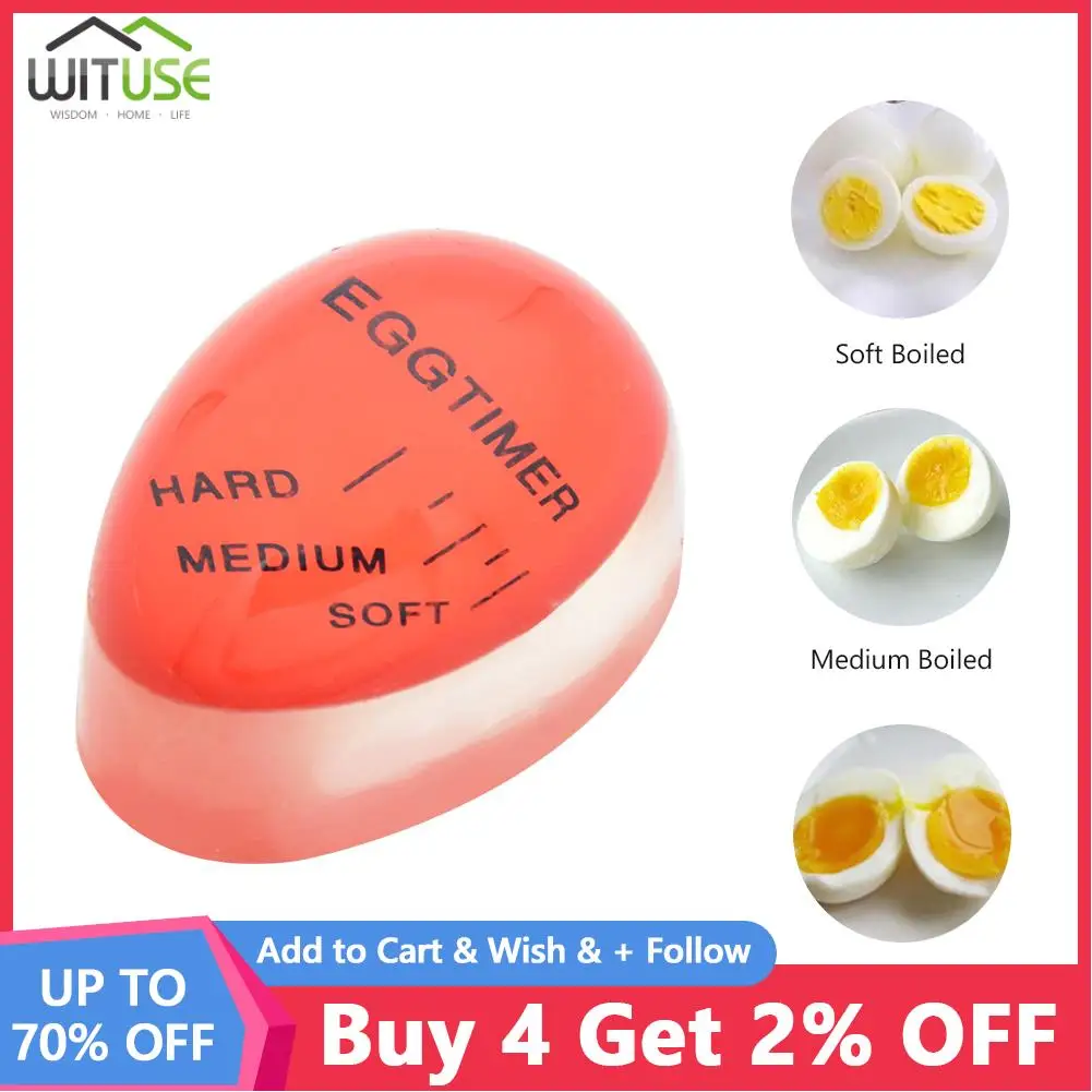 1pcs Egg timer tools Perfect Boiled Hard Medium Soft Color Changing Magic Cooking Helper Cooking Kitchen Supplies Thermometer