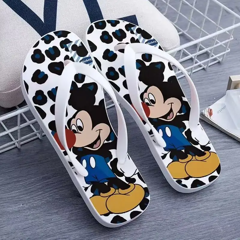 

real photos plus big size 2025 new summer flip flops Couple Home Female Cute Mickey mouse Indoor fashion women man cool Slippers