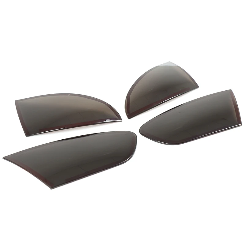 ل سيات ليون 2008-2012 ABS الأسود سيارة الذيل ضوء مصباح إشارة بدوره إشارة واقية اكسسوارات الديكور الخارجي للسيارة #3