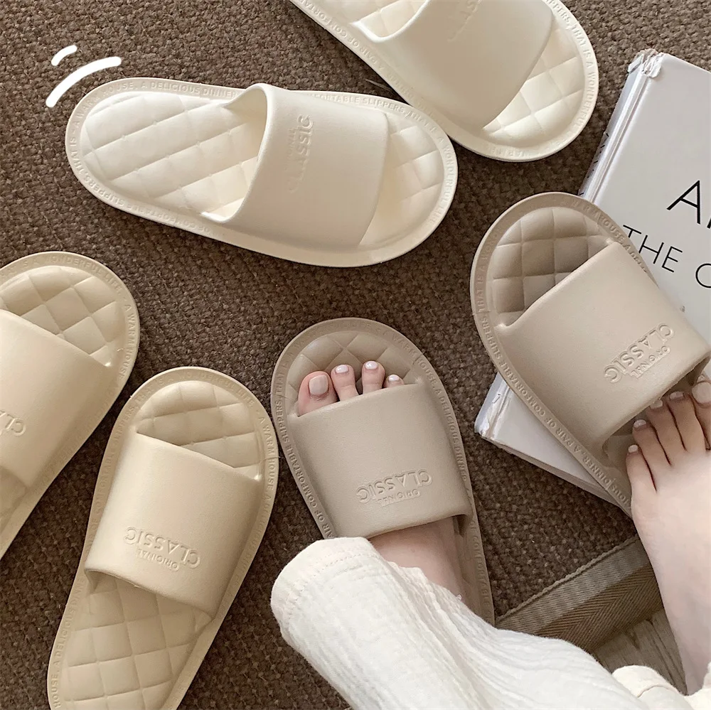 

Summer Korean-style Comfortable Couples Home Slippers Soft-soled Non-slip Breathable Lightweight Sandals