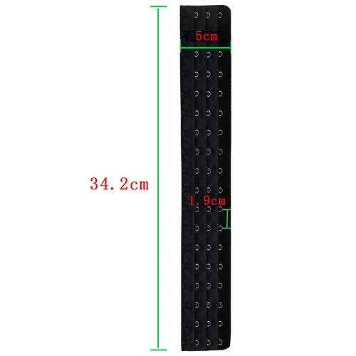 Imagen 1 del producto Extensor para vaina de cintura, correas de gancho para faja de cintura, cinturón adelgazante para ajustar el tamaño de la tensión, 3*16 ganchos, 30cm