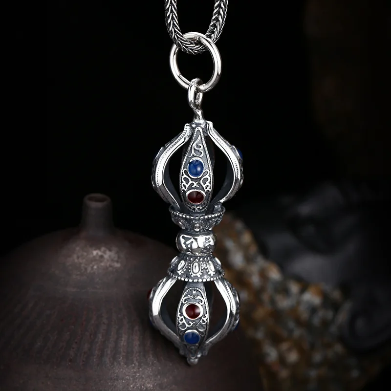 ciondolo-vajra-vintage-in-argento-tailandese-gioielli-buddisti-tibetani-in-argento-sterling-925-per-uomo-donna