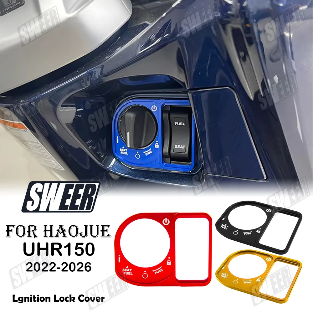 

Motorcycle Electric Door Lock Protective Cover Fit For HAOJUE UHR150 UFR150 Modification Lgnition Lock Cover Accessories