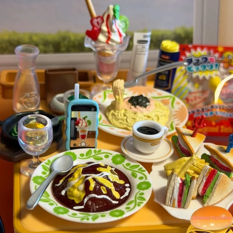 

Re-ment Delicious Restaurant Delishers Food Play Set Rement Toy Mentaiko Spaghetti Dollhouse Miniatures Rement Ornament