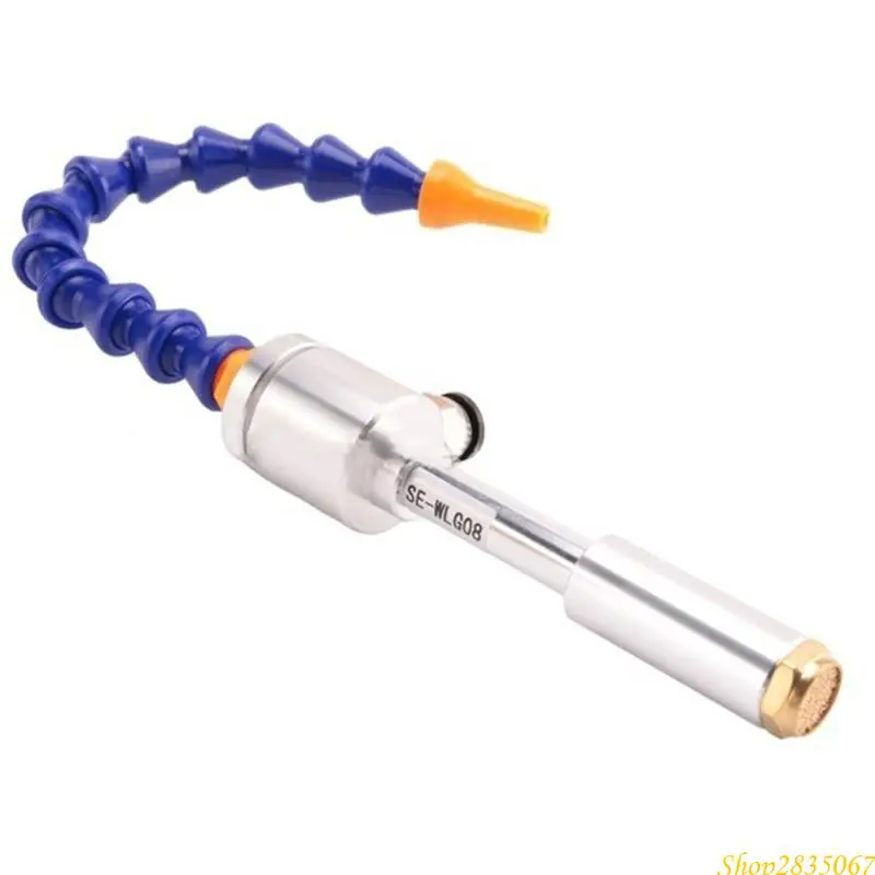 Industrial Aluminum Alloy Vortexs Cooling Tube 7 Bar 520Btu Dry Airflows Machine With Base for Welding Drilling 831F