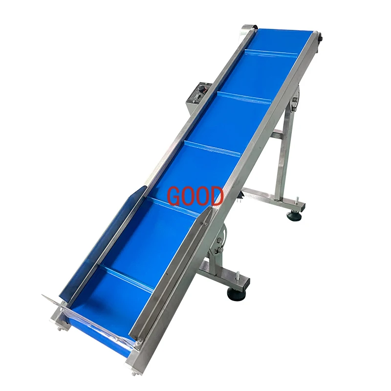 Vertical packaging machine parts assembly line small climbing transport machine