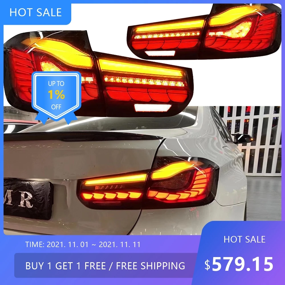 

Dynamic auto bumper tail light for BNW F30 F35 taillight 316 320 328 330 LED auto accessories Taillamp F35 rear light fog