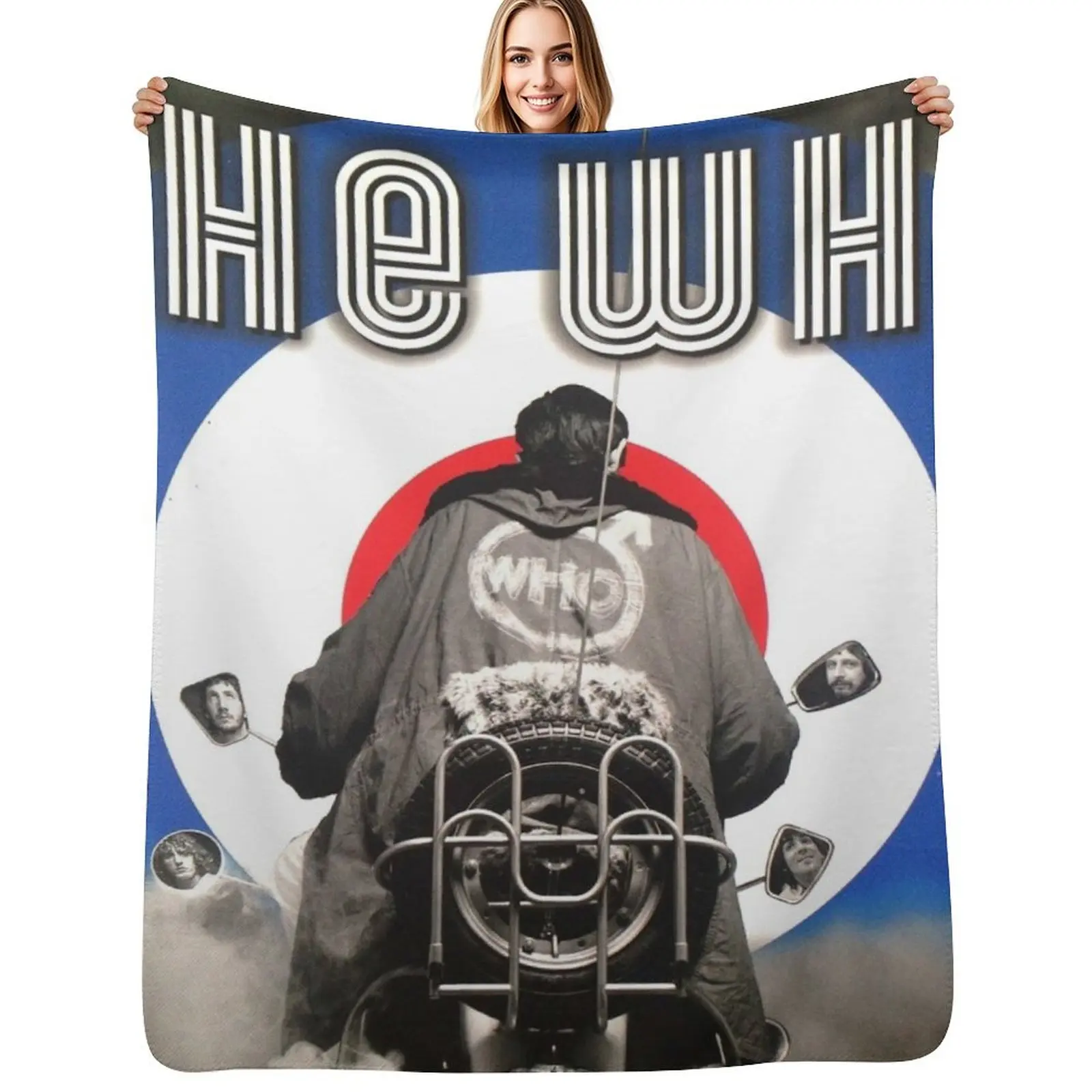 We Are The Mods Throw Blanket Stylish Warm Blanket for Living Room Bedroom