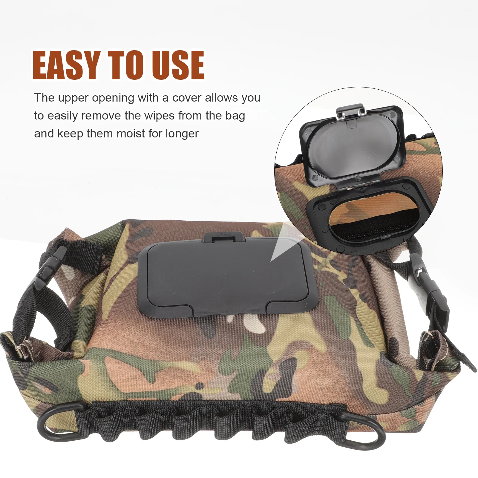 

Camping Box Canvas Portable Outdoor Tissue Holder Napkin Storage Case Wet Tissue Dispenser Picnic Travel Hiking