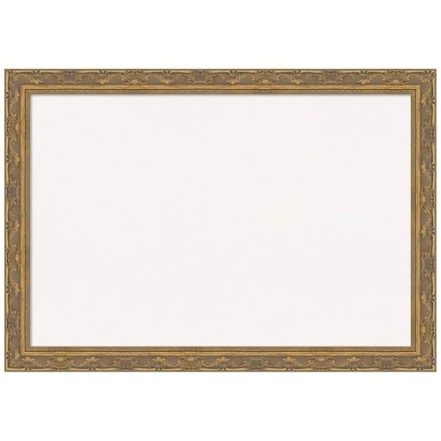 

White Cork Board for Wall 28x40 Vision Board with Gold Frame Large Corkboard Office Decor for Home Organization Traditional Cor