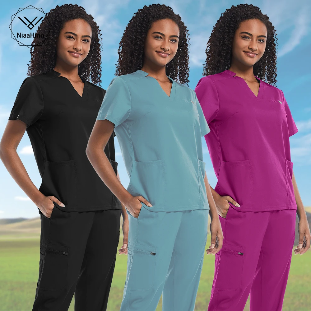 

Unisex Scrub Sets High-quality Nursing Uniform Women Veterinary Surgical Medical Scrub Dental Clinic Doctor Suit Nurse Scrubs