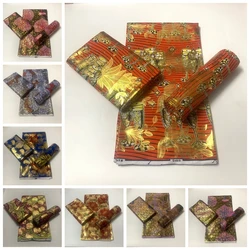 New Most Popular Fashion African Golden Wax Print Ankara Original Guarunteed Tissu Wax 6yards 100% Cotton Real African Fabric