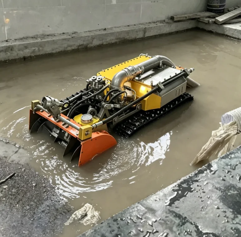 Customized Automatic Smart Underwater Sludge Cleaning Machine Dredging Robot