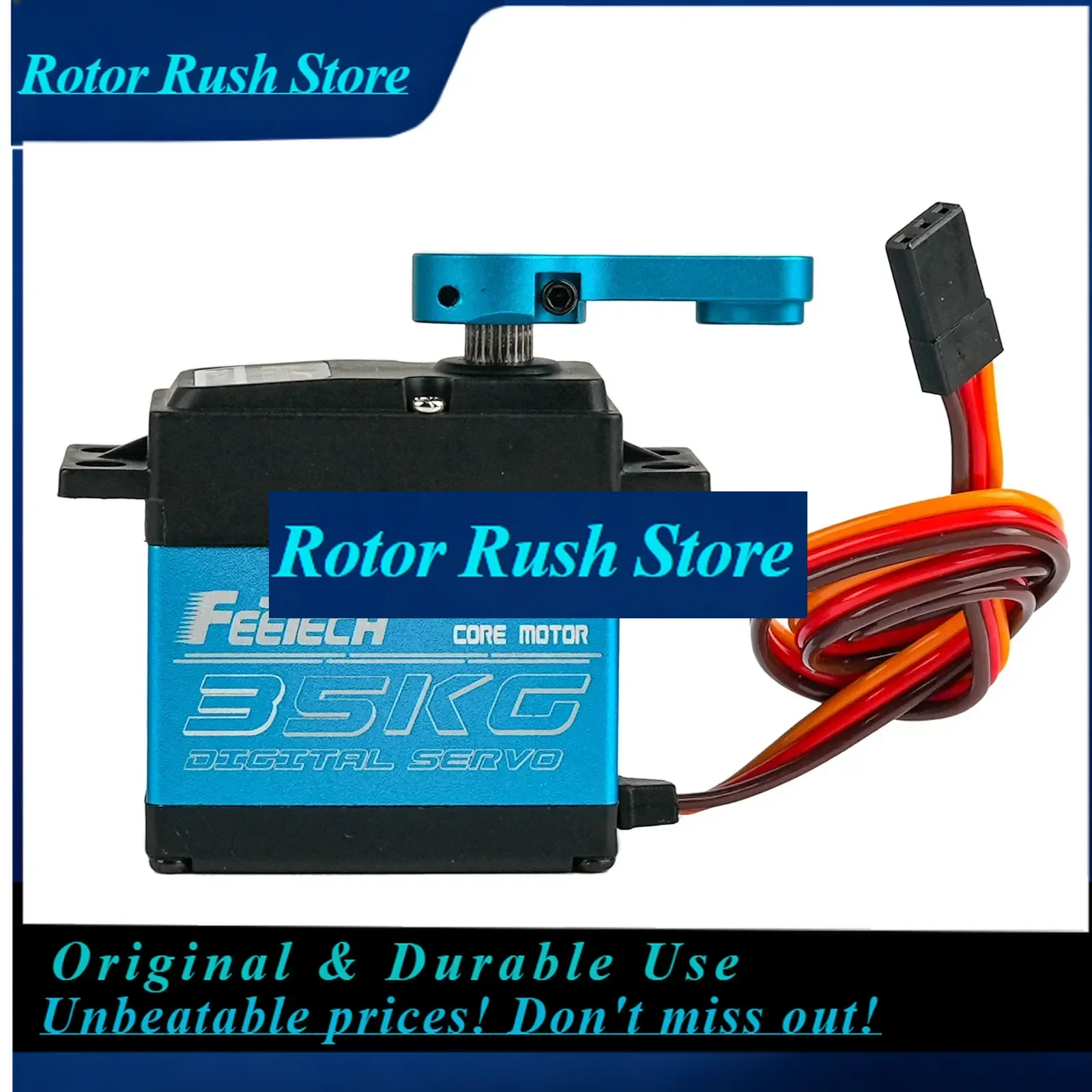 RoRuS4Pcs/lot Feetech FT5330M 7.4V 35KG Digital Motor  180 Degree Angle Controllable For RC Car Model Airplane Helicopter R