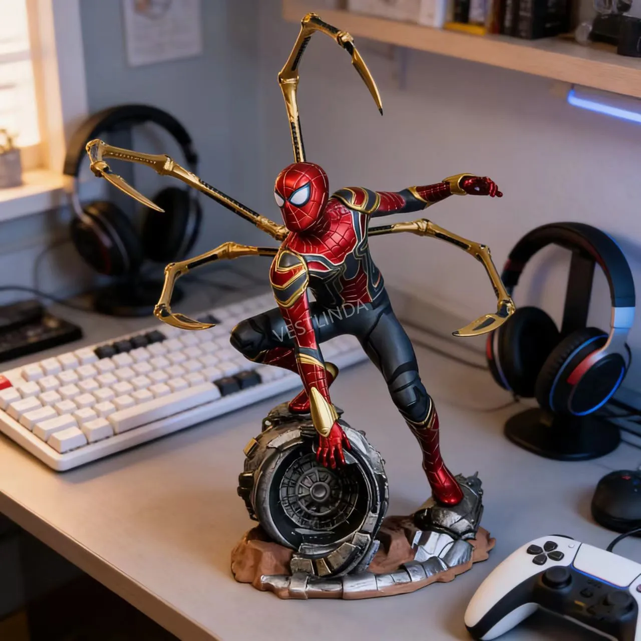 

Коллекционная фигурка Человека-паука Marvel, модель персонажа, ручная работа, игрушка из фильмов и игр, декоративная фигурка, коллекционный подарок на Рождество