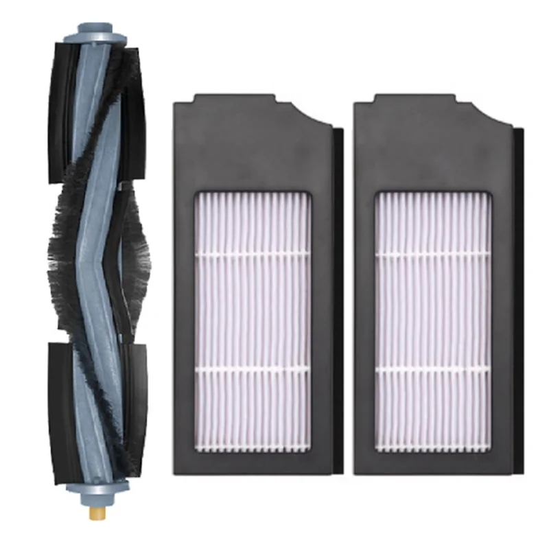 فرشاة دوارة فلتر Hepa بديل لملحقات مكنسة كهربائية روبوتية مناسبة لـ Ecovacs X1