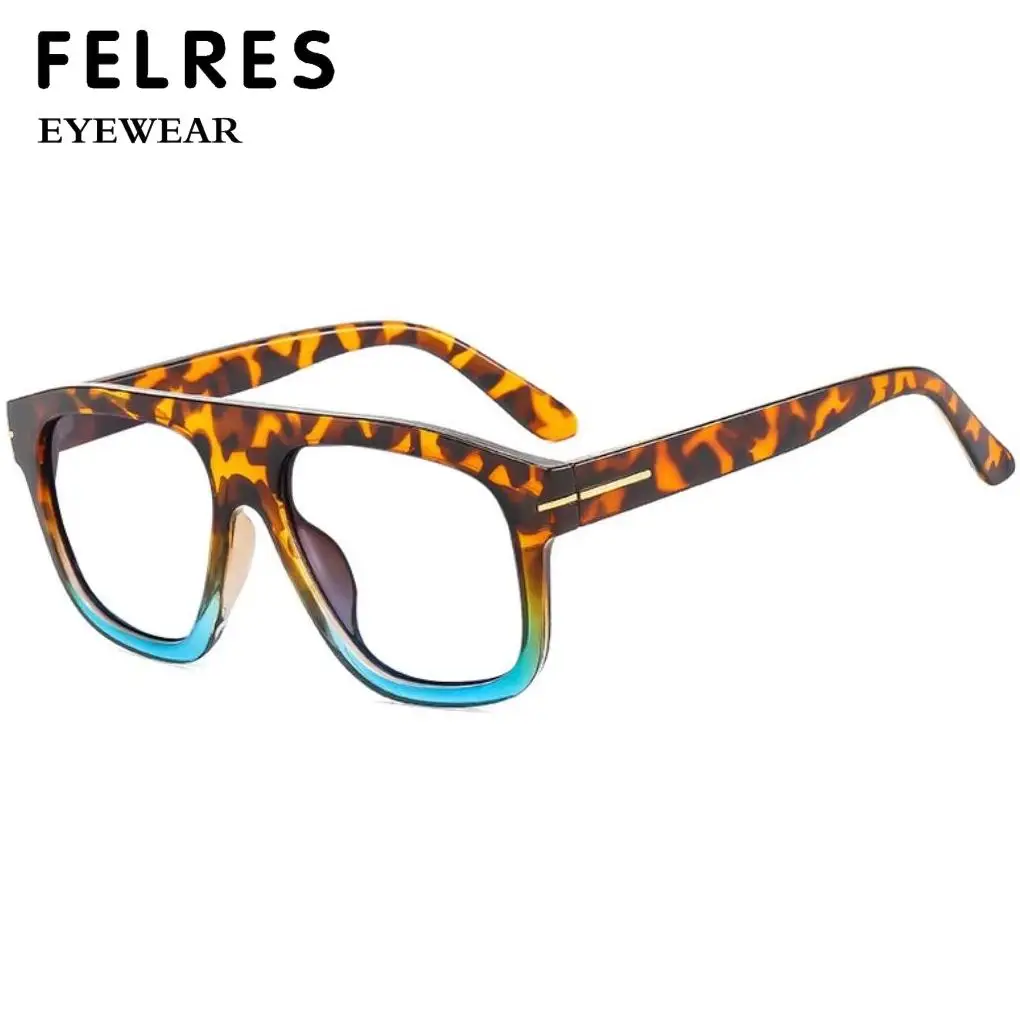 Oversized Square Reading Glasses Woman Men Decoration Retro Eyeglasses Trendy Anti Blue Light Single Focus Presbyopic Glasse - Image 5
