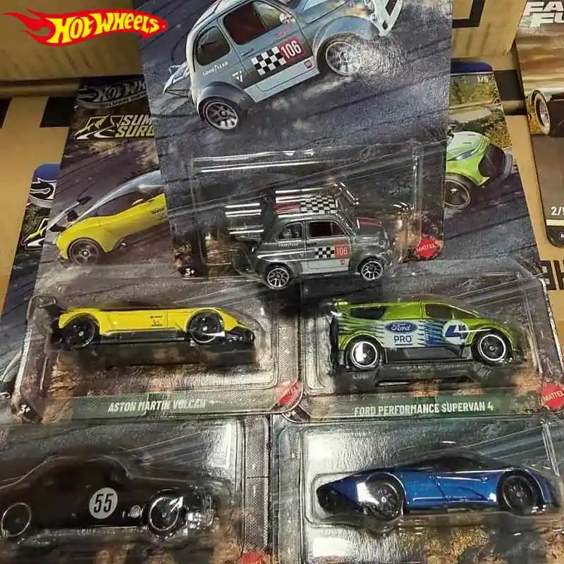 

Коллекционная модель Hot Wheels Gdg44-S Summit Surge Series: McLaren Speedtail, Aston Martin, Jaguar Mk1, Ford 1:64, литая под давлением, подарок на день рождения, игрушки