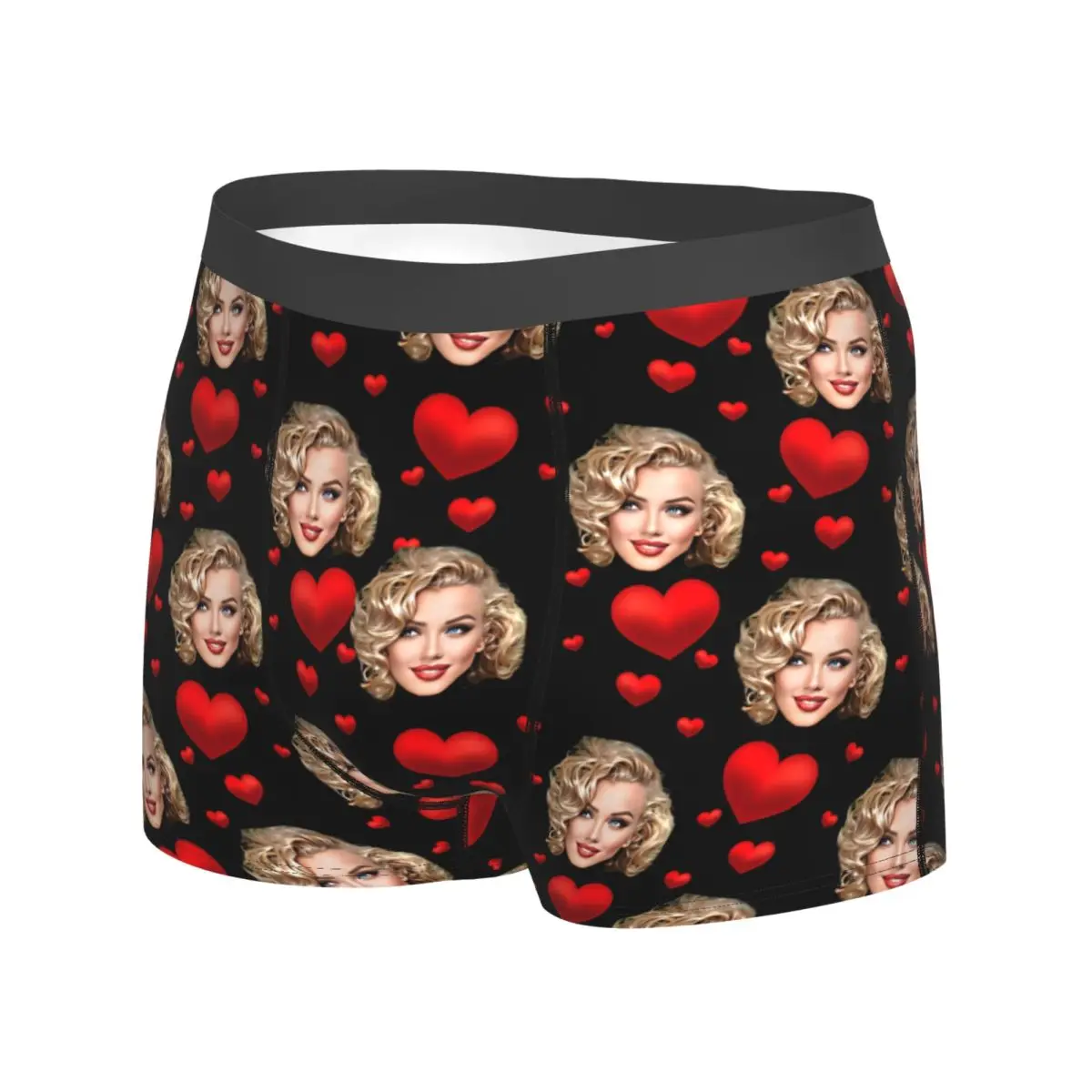 Custom Personalized Face Photo Underwear Valentine's Day Gift Man Panties Funny Boxer Shorts Hot Sale Boxer Brief Big Size