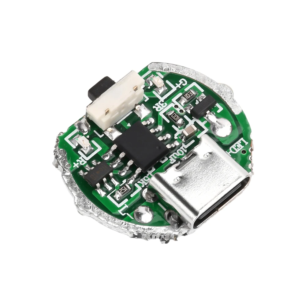 Two-speed Driver Board Flashlight Driver Accessories Circuit Board  Switch Charging Integrated Board for 10 Watt Beads For 18650 image 3