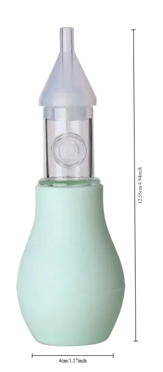 New Born Silicone Baby Safety Nose Cleaner Vacuum Suction Children Nasal Aspirator New Baby Care Diagnostic-tool Vacuum Sucker