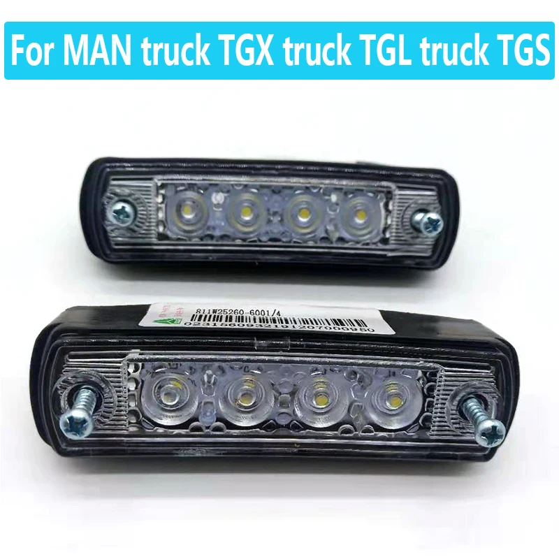 

For MAN Truck TGX Truck TGL Truck TGS 24V LED Sunvisor Lights Truck Sunvisor Lights Cab Lights 81252606121