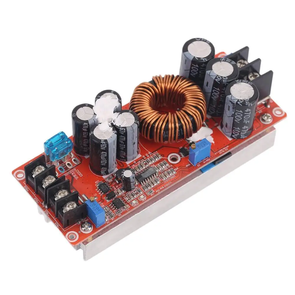 

1200W 20A DC-DC Boost Converter Step Up Power Supply Module 8-60V to 12-80V Adjustable Voltage Charger Boost Board