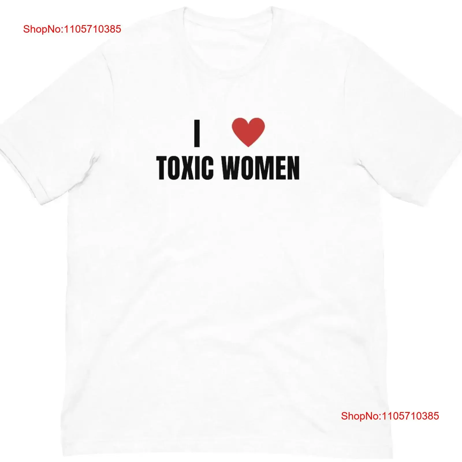 I Heart Toxic Women T Shirt Relationship Love Y2k Funny Gen Z Humor Meme vintage Washed Comfortable Top For Everyday Wear