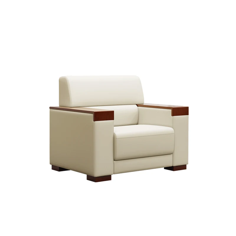 

Government hall VIP room reception high-end leather unit coffee table combination