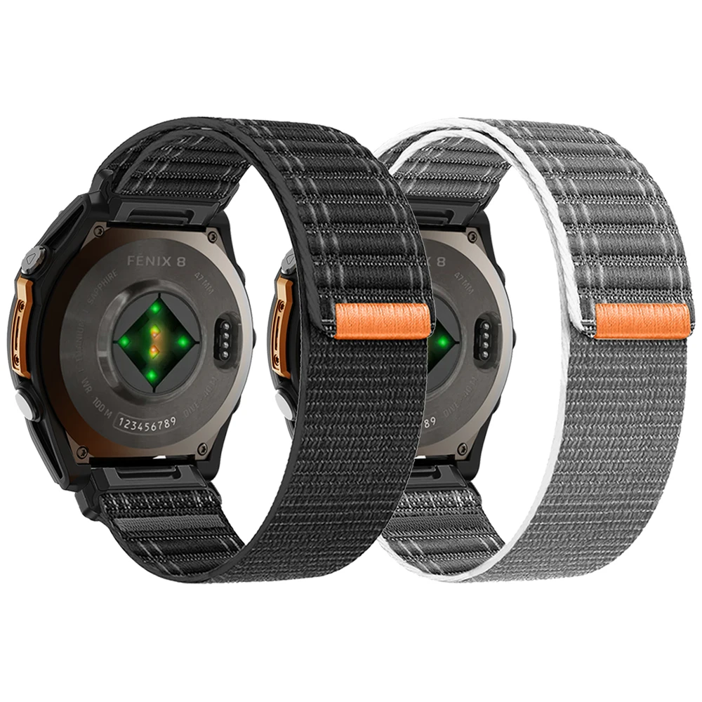 Replacement Sport Woven Nylon Strap For Garmin Fenix 8 E 7 7X Epix Pro TACTIX Quatix 47mm 51mm QuickFit 26mm 22mm Band Bracelet