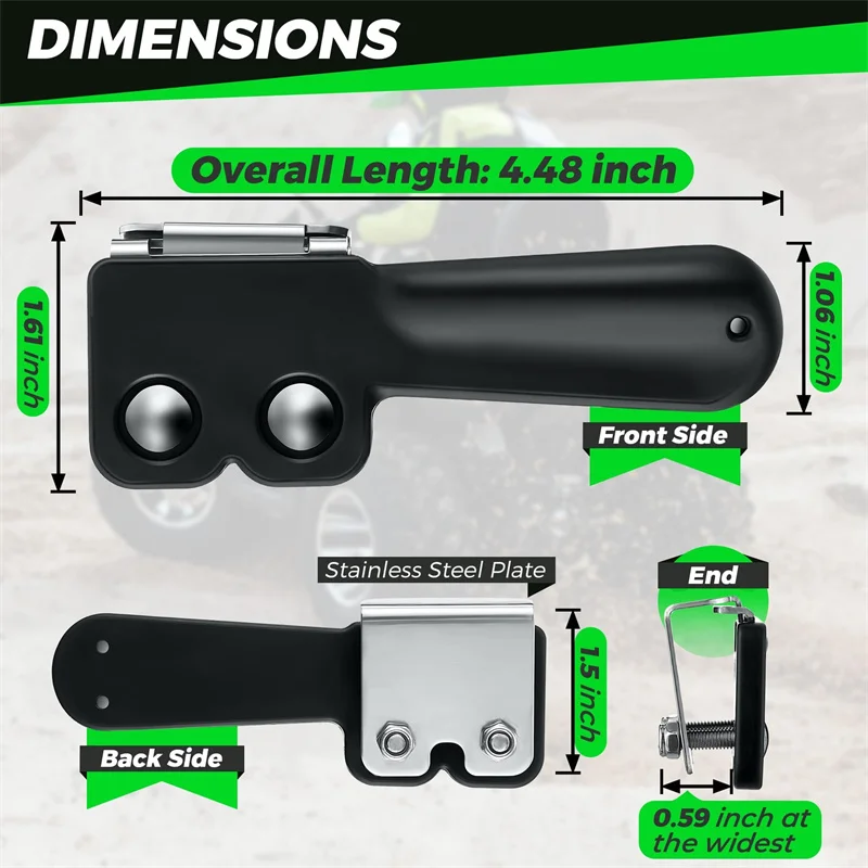 Gashebelverlängerung, Daumengashebel-Master für ATV, 2-teilige Klemme für einfache Installation, bietet zuverlässige und komfortable Steuerung