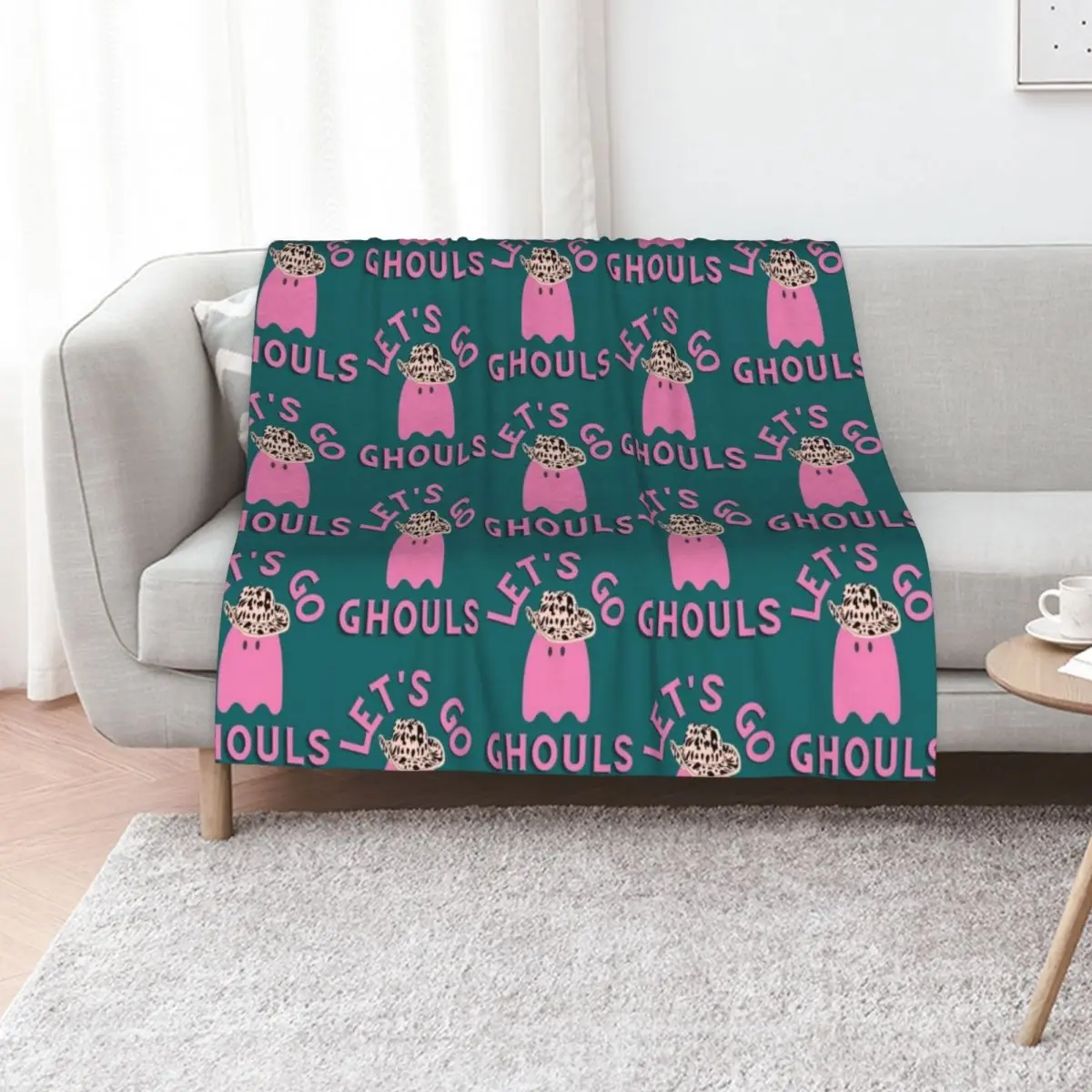 Let_s Go Ghouls Throw Blanket Plaid on the sofa Quilt cosplay anime Warm Sofa Throw christmas gifts Blankets
