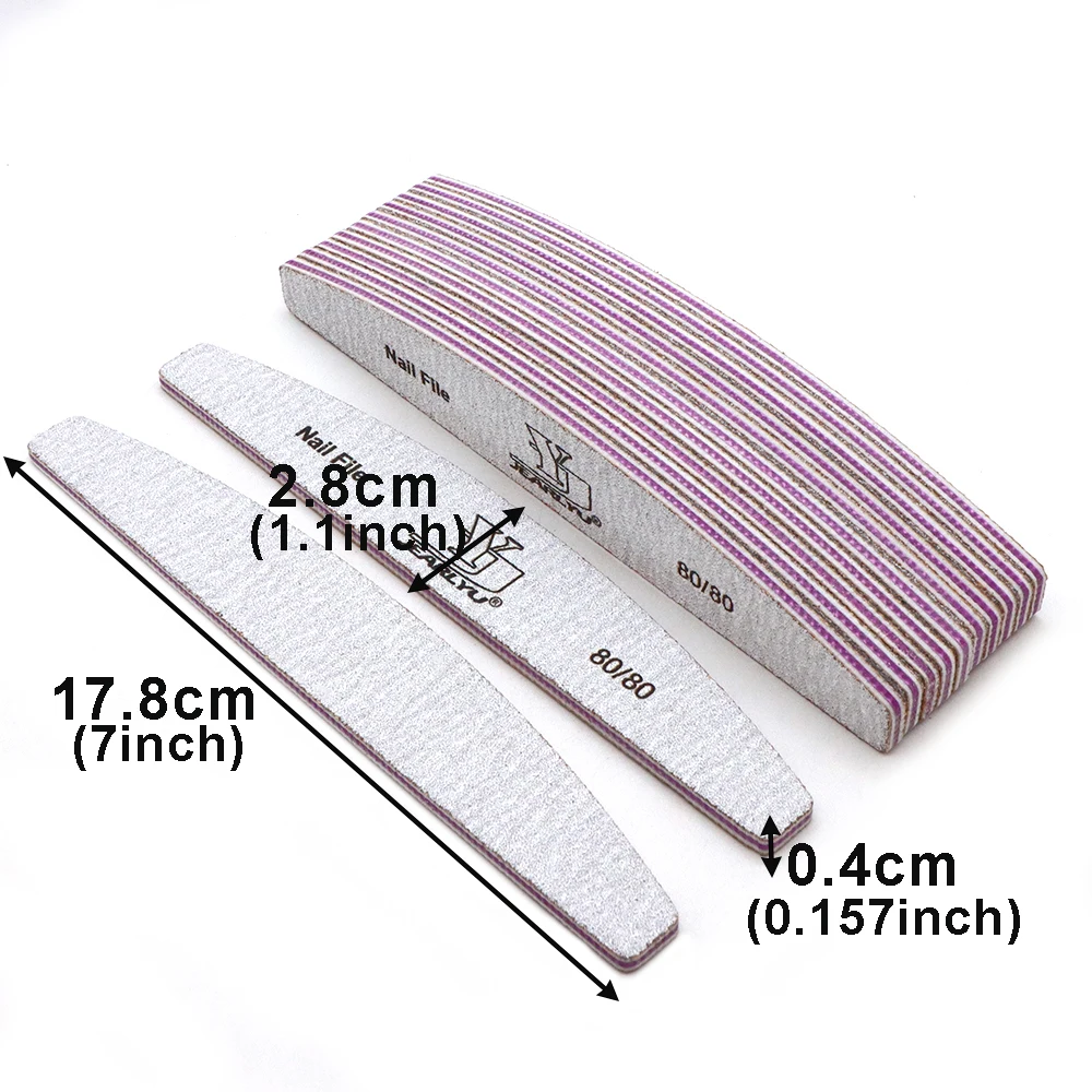 5/25 sztuk/partia Szara Pilnik do Paznokci 80/80 100/100 100/180 150/180 180/240 Gradacja Zestaw do Manicure Akcesoria do Paznokci Usuwający Lakier Żelowy Polerka Pilniki