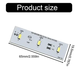 Candy Frigorífico LED Light, Luz do dia, Branco, 6000K-6500K, 12V DC, Conector de 2 pinos, Montagem, SW-BX02B, 49031078, 1 Pc, 2Pcs