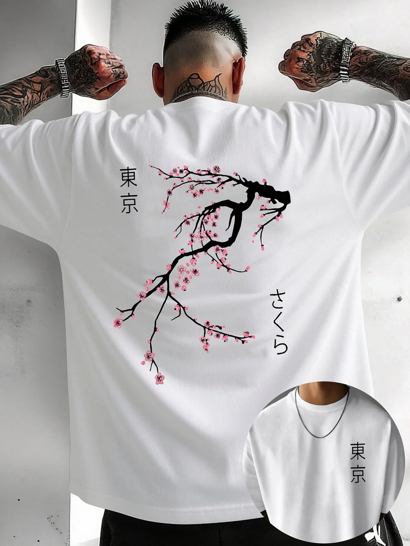 2026 Summer New Men's T-shirt Street Casual Fashion Simple Soft Comfortable Breathable 3D Flower Pattern Print