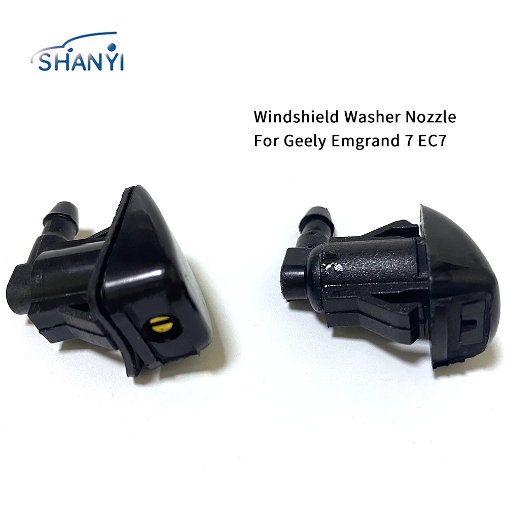 New 2Pcs For Geely Emgrand EC7 EC7-RV GC7 SC7 Car Windshield Wiper Washer Water Spray Nozzle Jet Copper/Plastic