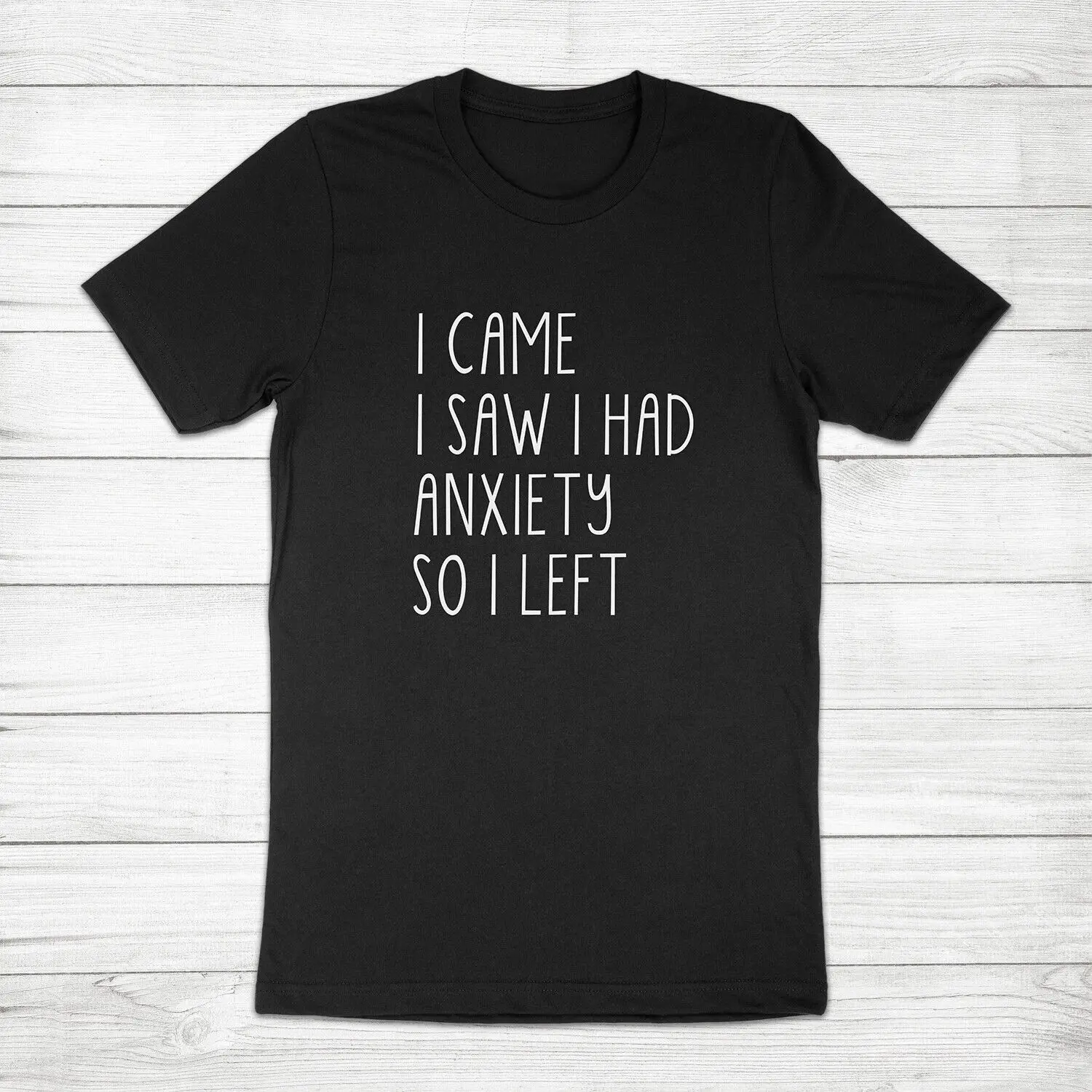 

Футболка унисекс I Came I Saw I Had Anxiety Introvert Homebody, футболка Mental Health