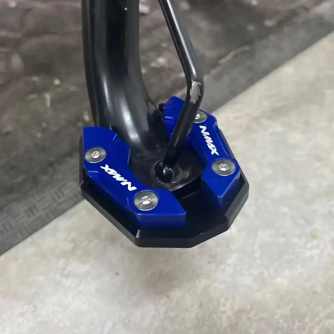 

For YAMAHA NMAX160 2020-2024 2025 NMAX125 NMAX 155 125 Foot Side Stand Extension Enlarger Support Plate Pad Motorcycle Kickstand