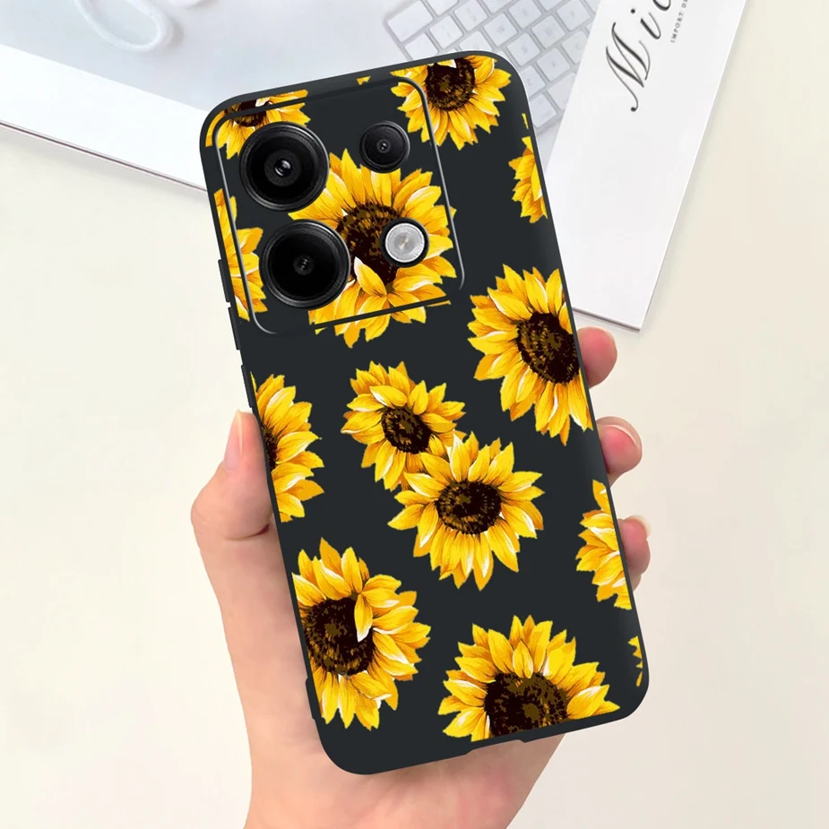 Xiaomi Redmi Note 13 Pro 케이스의 경우 Xiaomi Redmi Note 13 Pro Plus Note13 Pro + 5G Soft Fundas의 세련된 캔디 페인트 커버 케이스