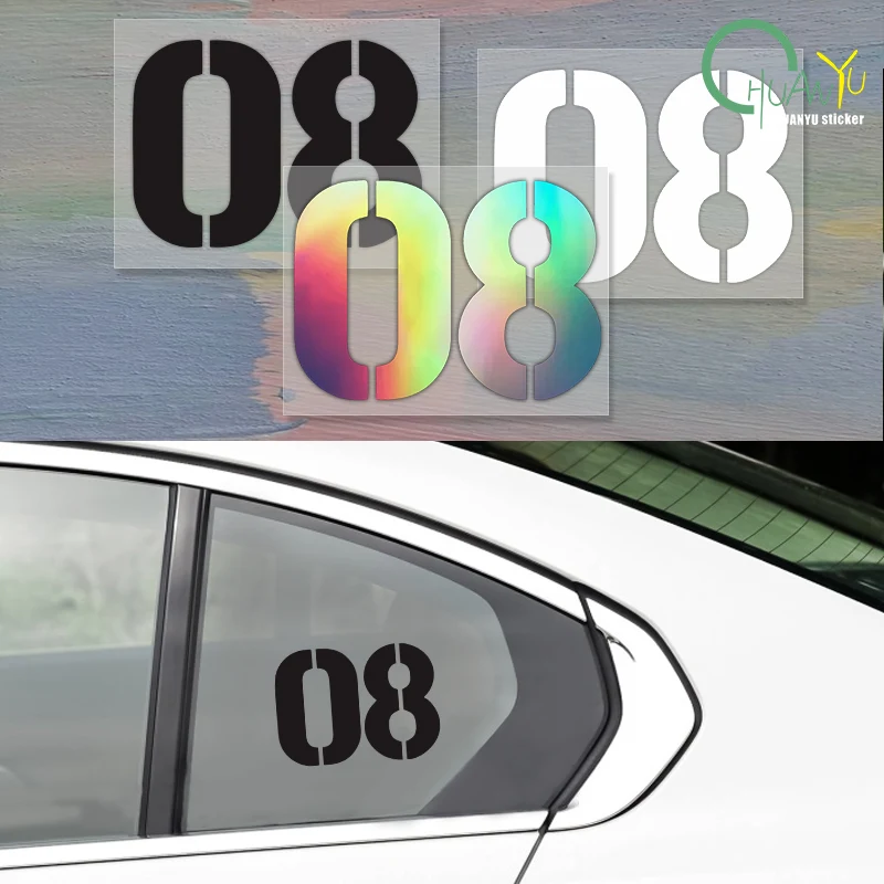 Mobile Suit Gundam MS08 Team Stickers Car Motorcycle Personalized Decoration Waterproof