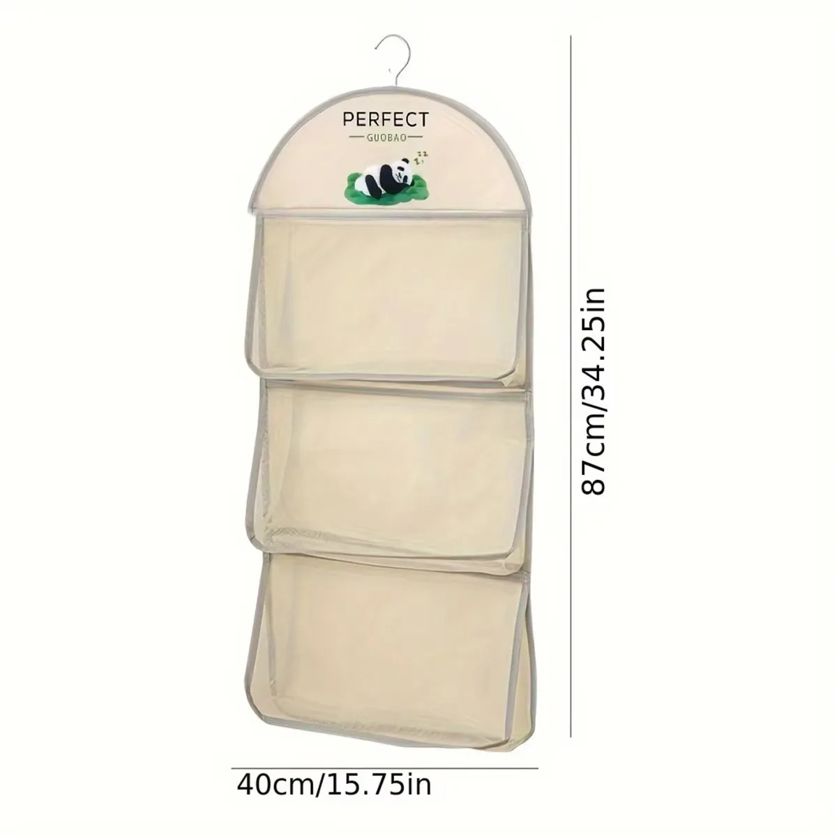Multilayer Hanging Mesh Storage Bag Image 2