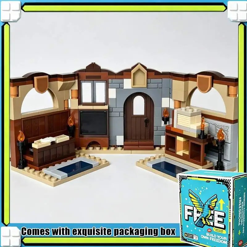 234PCS MOC Magic School Charms Class Modular Model Building Blocks Set DIY Assembly Toy Creative Collection Display Gift