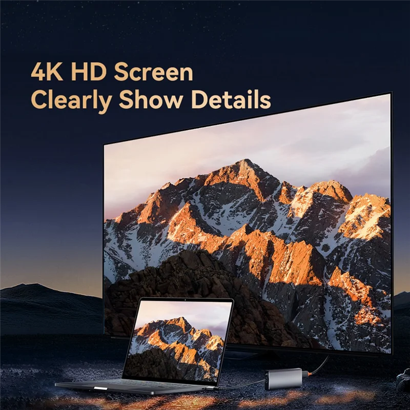 Eight In 1 USB HUB With Disk Storage Function M.2 SSD Nvme SATA Type-C To -Compatible USB C Dock Station For Laptop Durable-