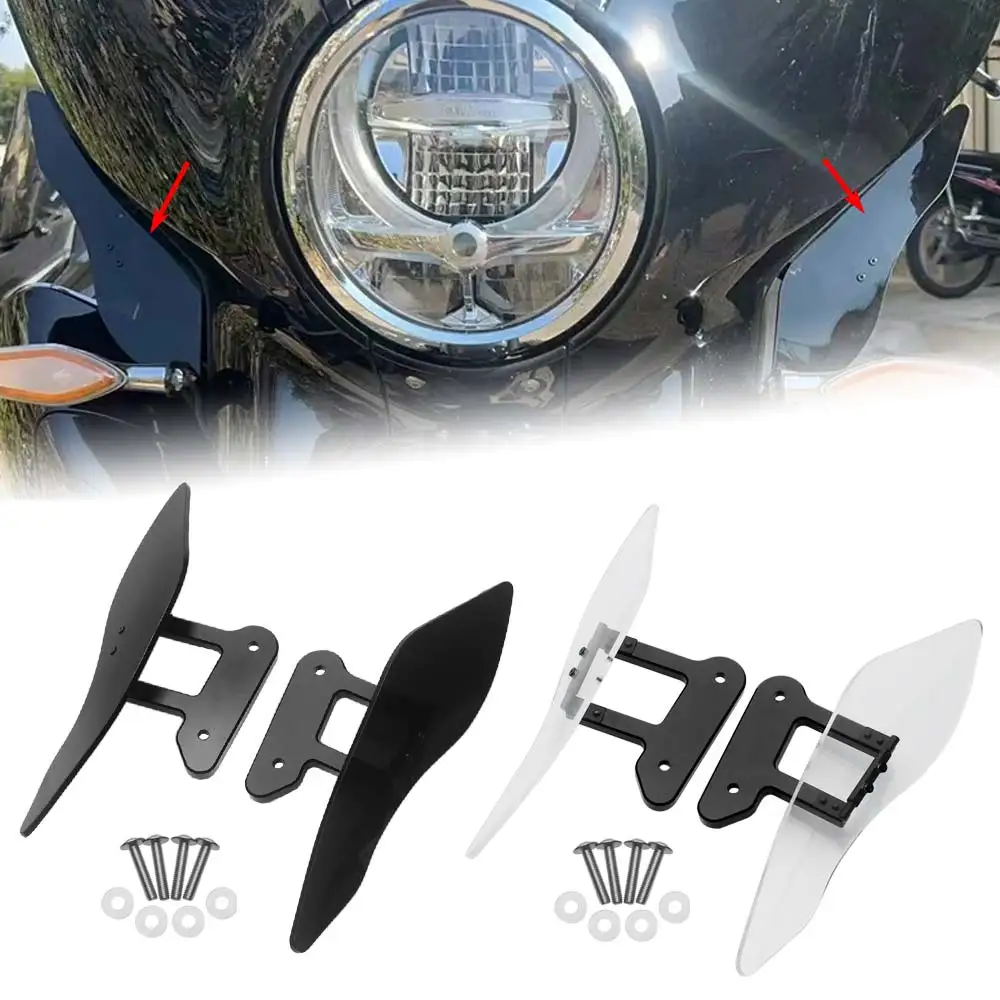

1 Pair Motorcycle Side Fairing Spoiler Wind Deflector Windshield For BMW R18 B R18B Bagger R18 Transcontinental 2021-2026