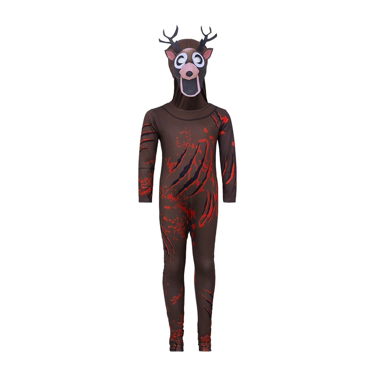 زي تنكري 99 ليلاً في الغابة الغزلان ، 99 ليلاً في الغابة الحيوان الغزلان بدلة أطفال لحفلات الهالوين